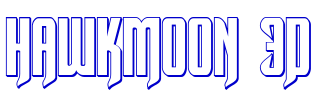 Hawkmoon 3D 字体